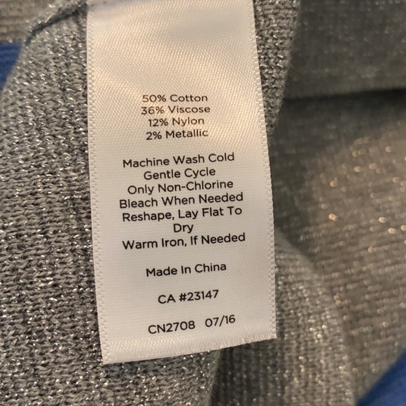 NWT Talbots beautiful sweater. Great material - Picture 10 of 10